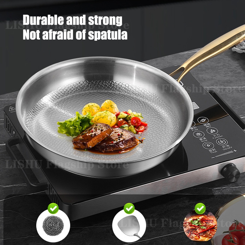 22/24/26/28/30cm Titanium Stai - Home Cooking Cookbook ulasan dan harga