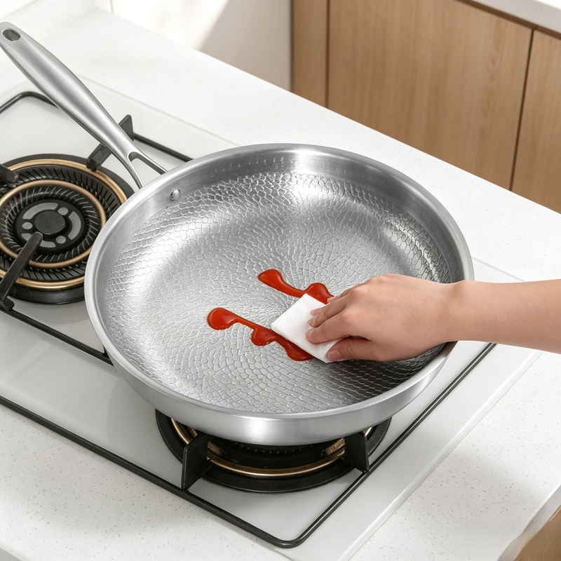 26/28/30cm Pure Titanium Uncoa - Home Cooking Cookbook ulasan dan harga